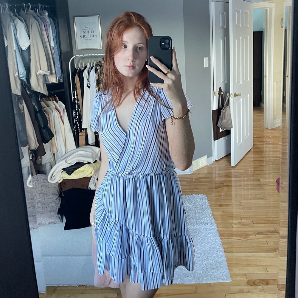 MICHAEL KORS light summer striped dress